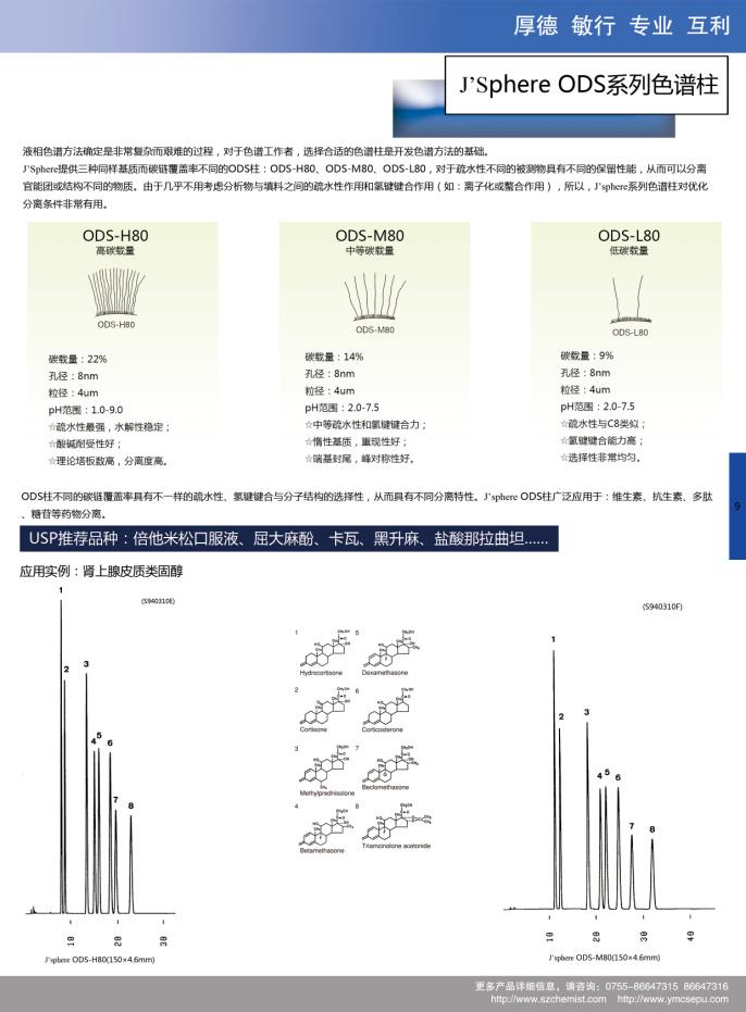 J’Sphere系列色譜柱彩頁